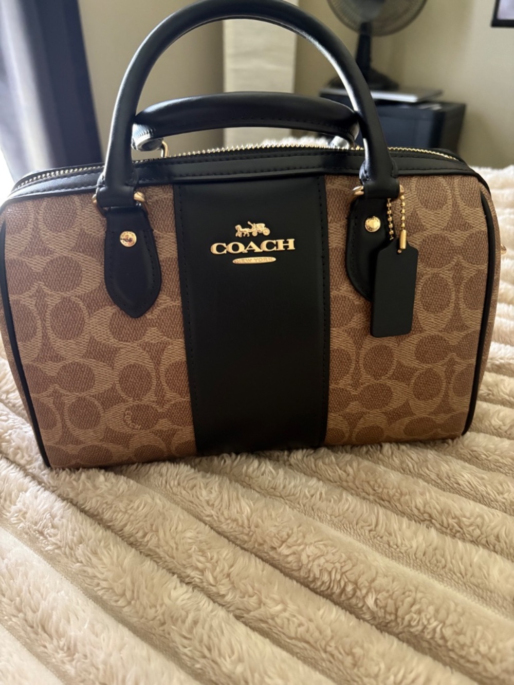 Coach Outlet Rowan Satchel Bag In Signature Canvas - Picture 4 of 7